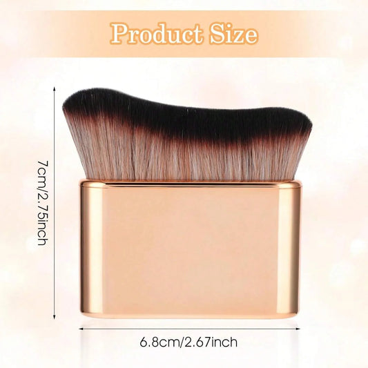 SOFT BRONZING BRUSH FOR FACE, BODY AND LEG MAKEUP (ROSE GOLD)