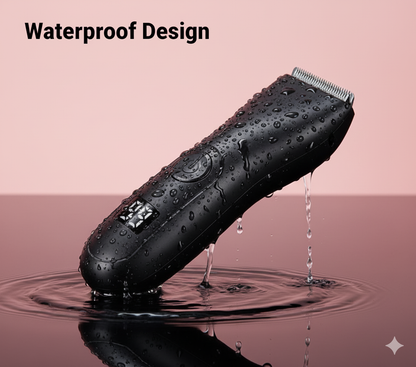 MEN'S BODY HAIR TRIMMER, INCLUDING A TRIMMER FOR INTIMATE HAIR.