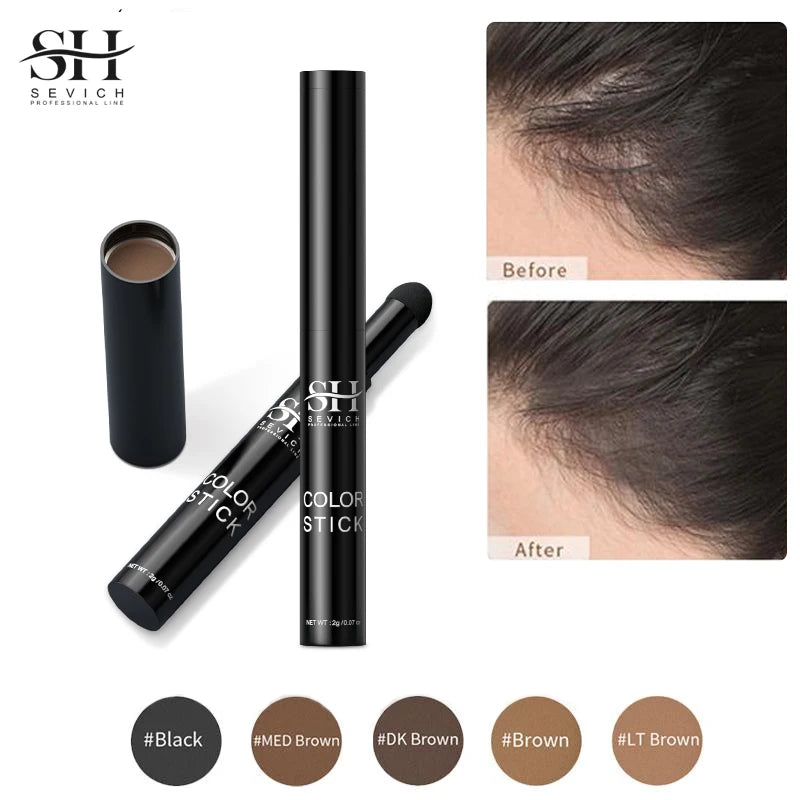 HAIR LINE MODIFIED REPAIR STICK PEN INSTANTLY BLACK ROOT COVER UP NATURAL HAIR FILLING HAIRLINE SHADOW POWDER HAIR COVERAGE ﻿