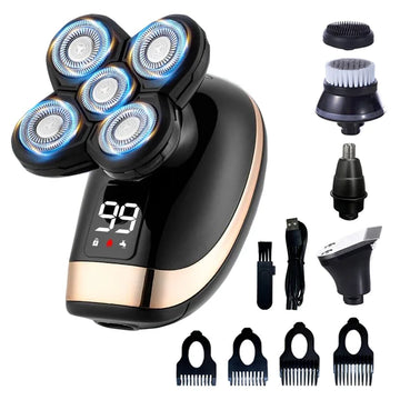 Portable Rechargeable 5-in-1 Electric Shaver