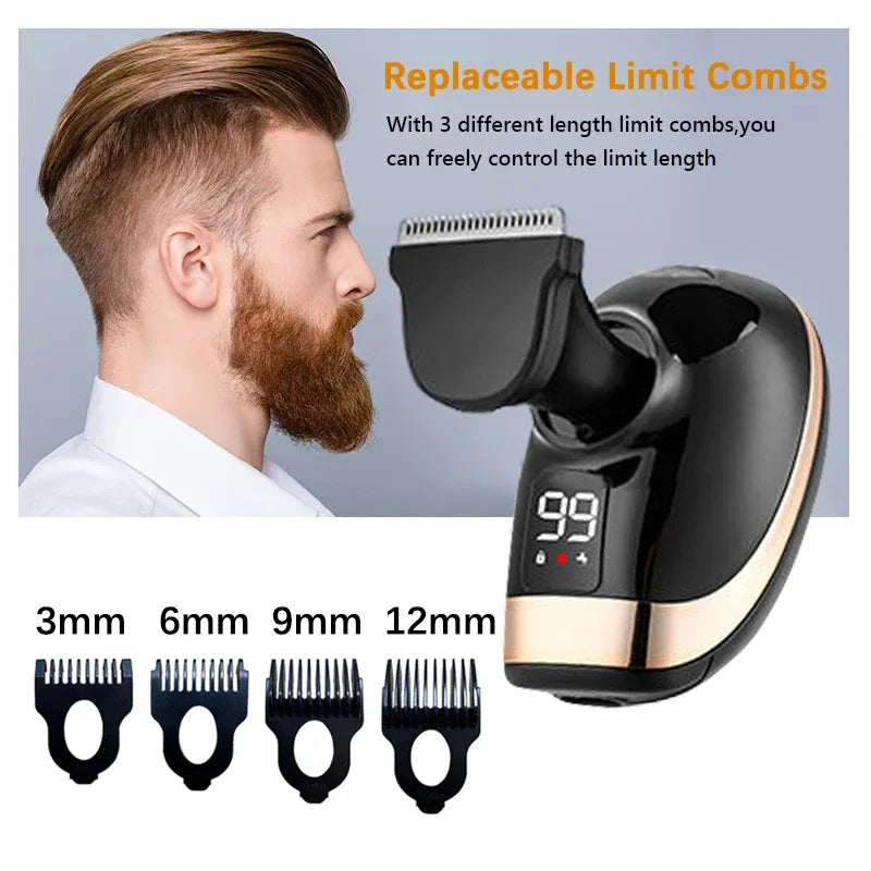 PORTABLE RECHARGEABLE 5-IN-1 ELECTRIC SHAVER