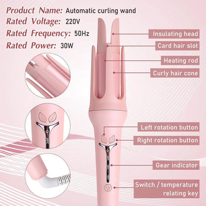 AUTOMATIC CURLING IRON 32MM 4V ADJUSTABLE