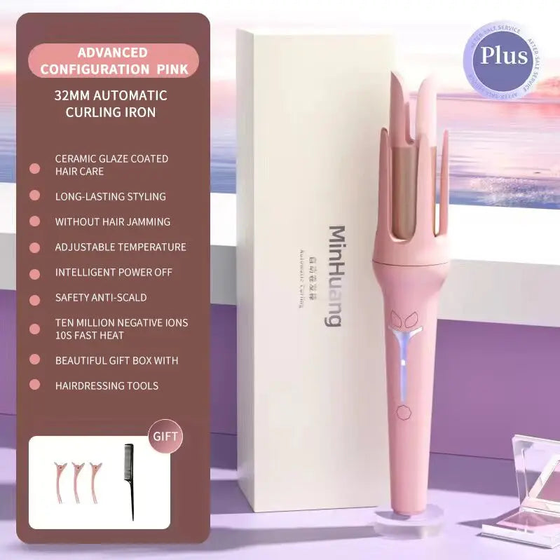 AUTOMATIC CURLING IRON 32MM 4V ADJUSTABLE