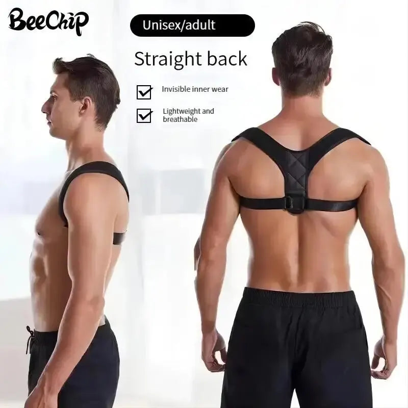 Posture Corrector Belt for the Back, Hunchback Prevention, Posture Correction While Sitting, Unisex, Breathable, Body Shaping