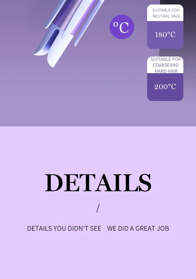 AUTOMATIC CURLING IRON 32MM 4V ADJUSTABLE