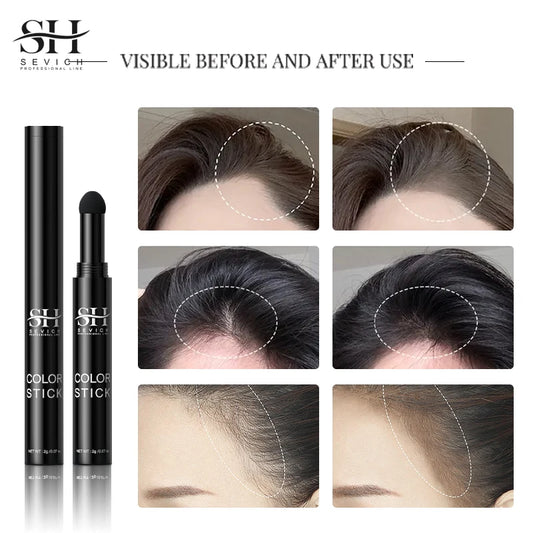 HAIR LINE MODIFIED REPAIR STICK PEN INSTANTLY BLACK ROOT COVER UP NATURAL HAIR FILLING HAIRLINE SHADOW POWDER HAIR COVERAGE ﻿