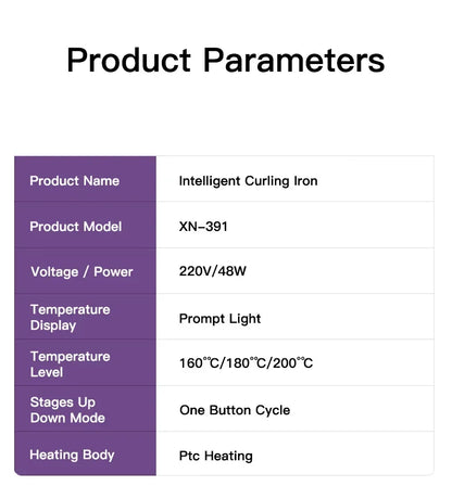 AUTOMATIC CURLING IRON 32MM 4V ADJUSTABLE